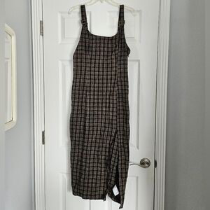 Urban Outfitters Plaid Sleeveless Dress Size M/L
